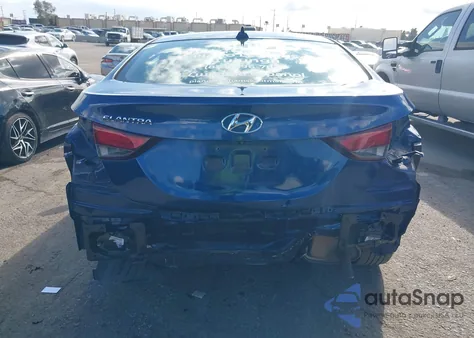 2016 Hyundai Elantra Se from USA, damaged, VIN 5NPDH4AE7GH705709